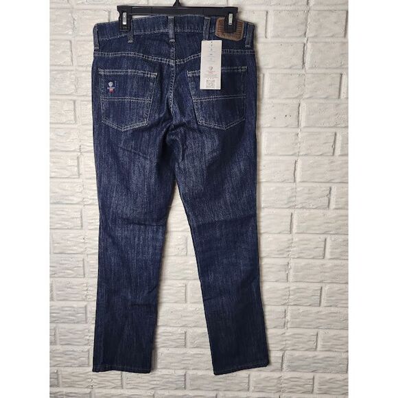 NWT Tyndale Flame Resistant Arc Rated Denim jeans Women's size 8 x 30 Straight - Picture 2 of 8